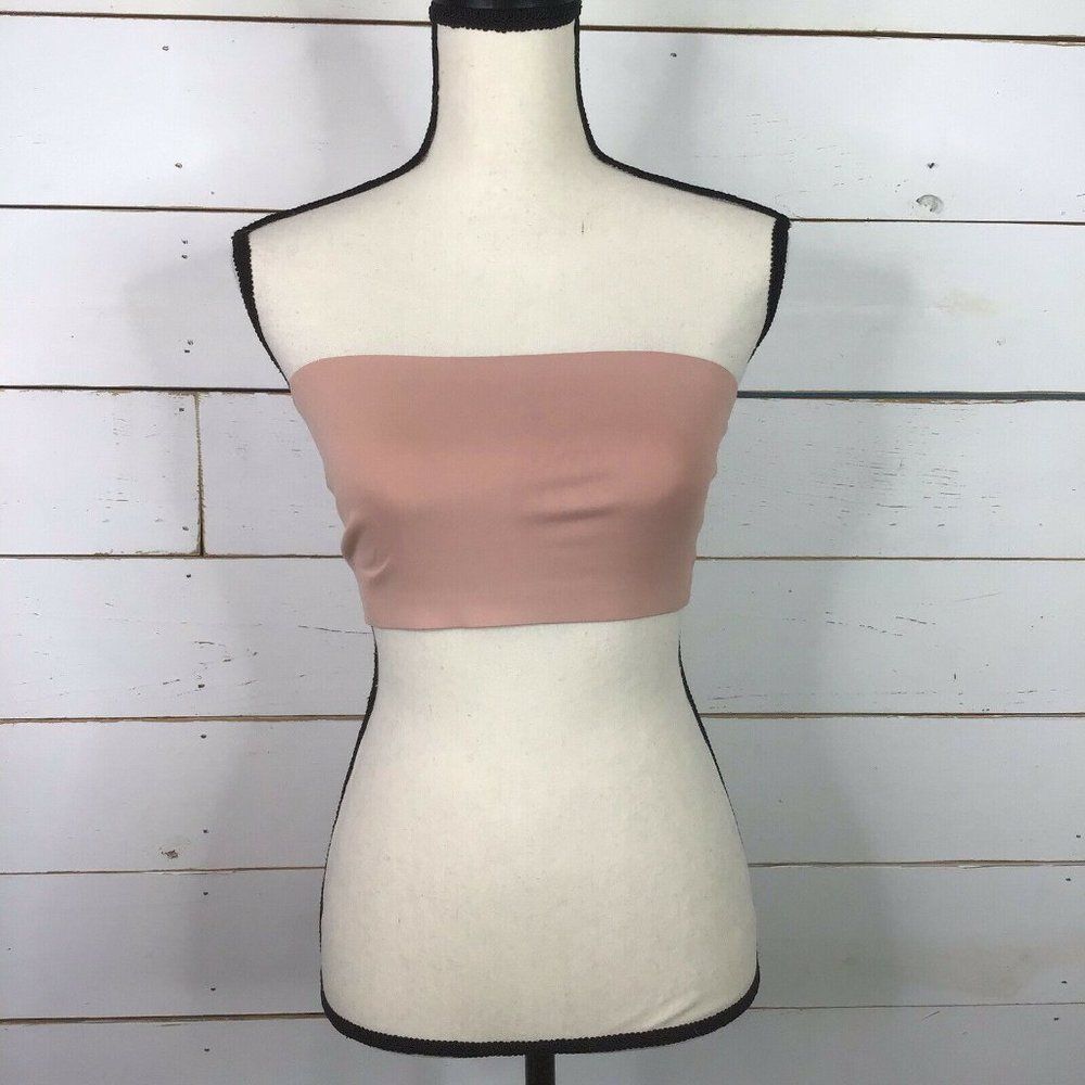 New Free People Nina Bandeau Top Pink Salt Women's Medium